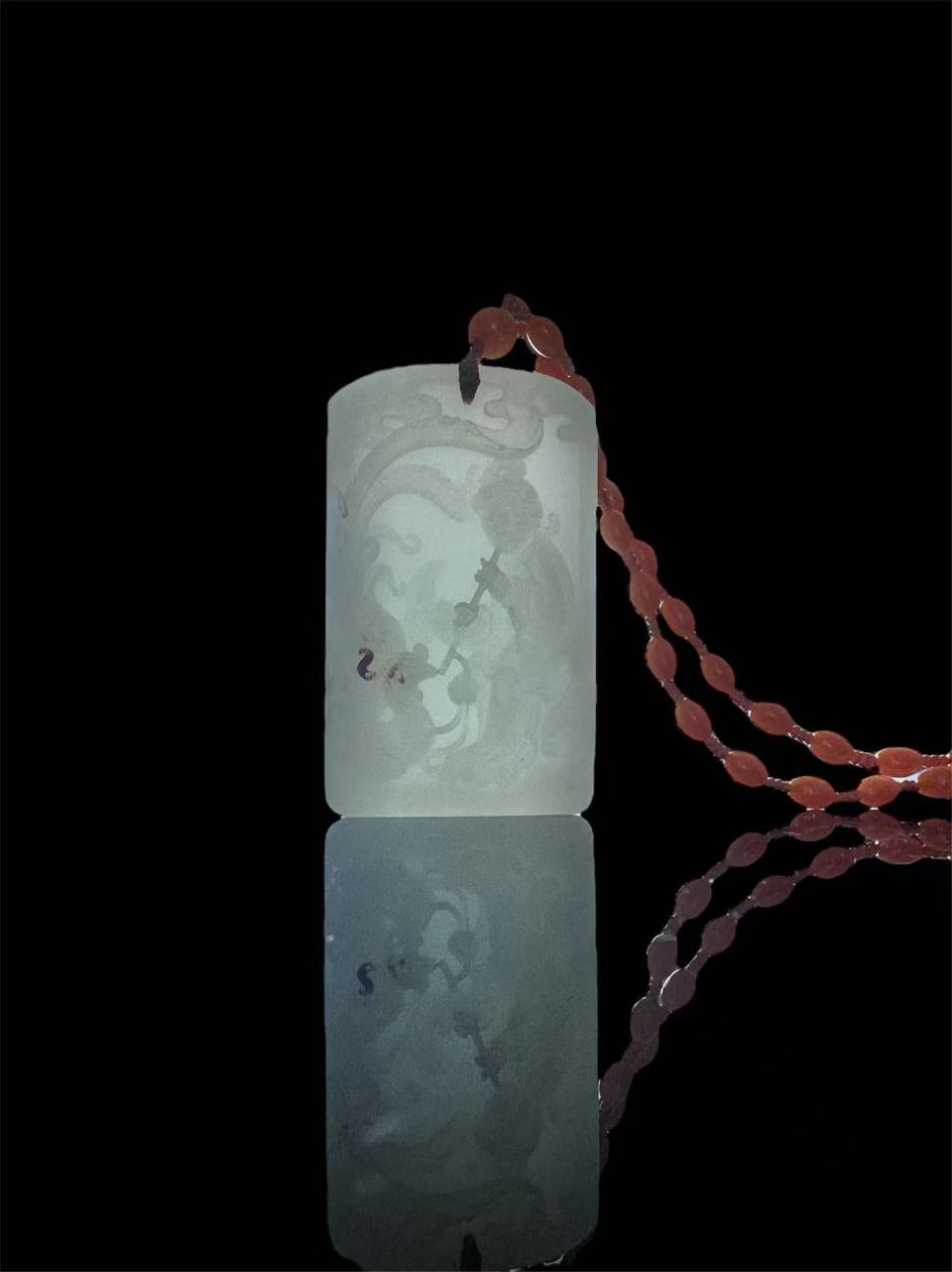 Phoenix Hetian Jade Pendant – 吹蕭引鳳