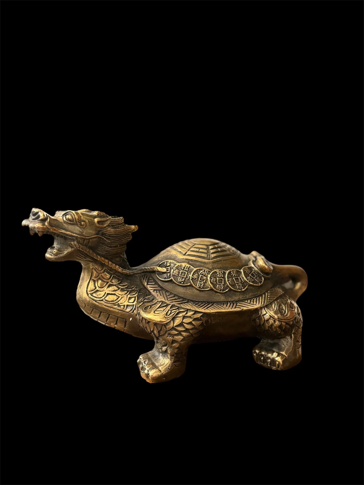 Feng Shui Money Bagua Dragon Turtle Ornament