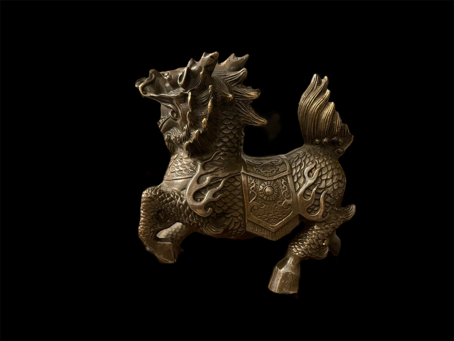 Pair of Feng Shui Kylin Figurines Ornaments