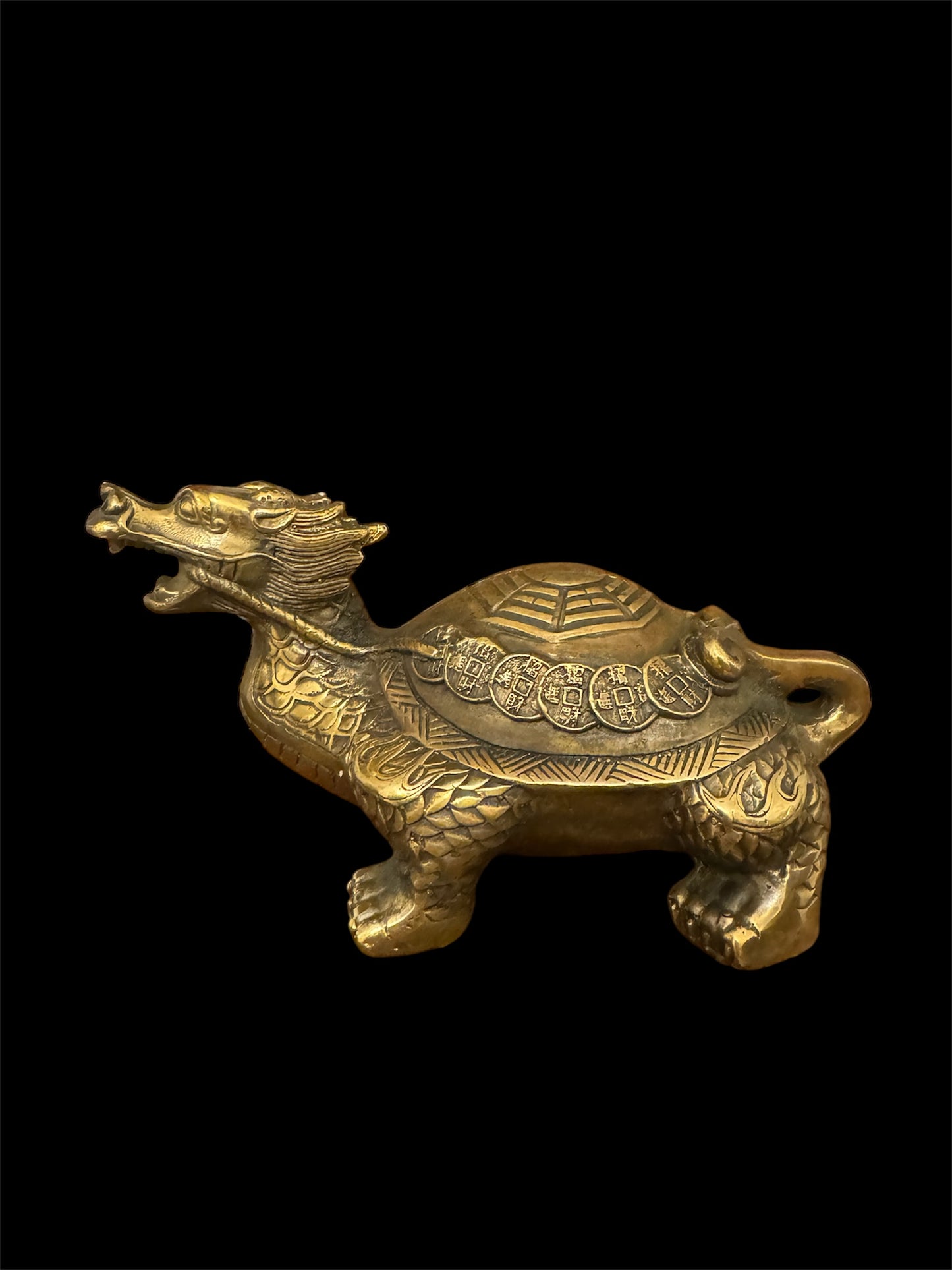 Feng Shui Money Bagua Dragon Turtle Ornament