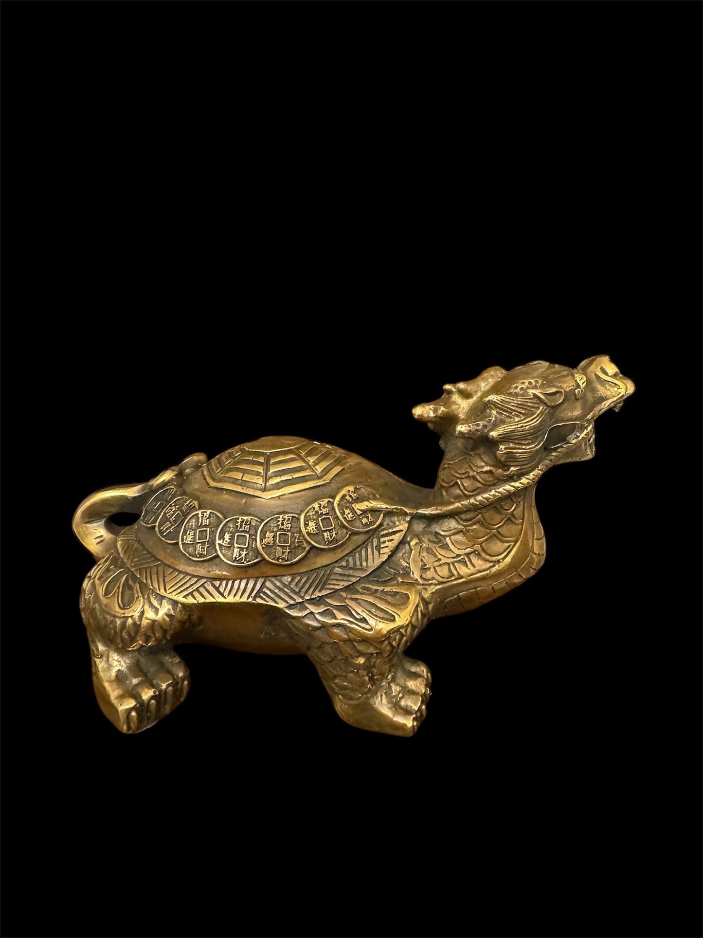 Feng Shui Money Bagua Dragon Turtle Ornament