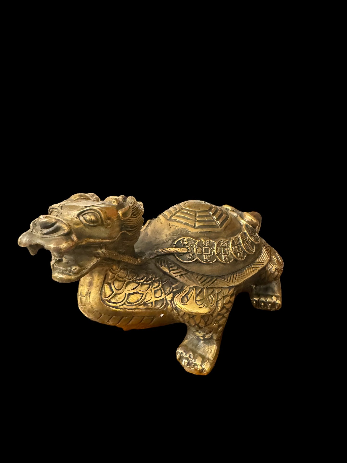 Feng Shui Money Bagua Dragon Turtle Ornament
