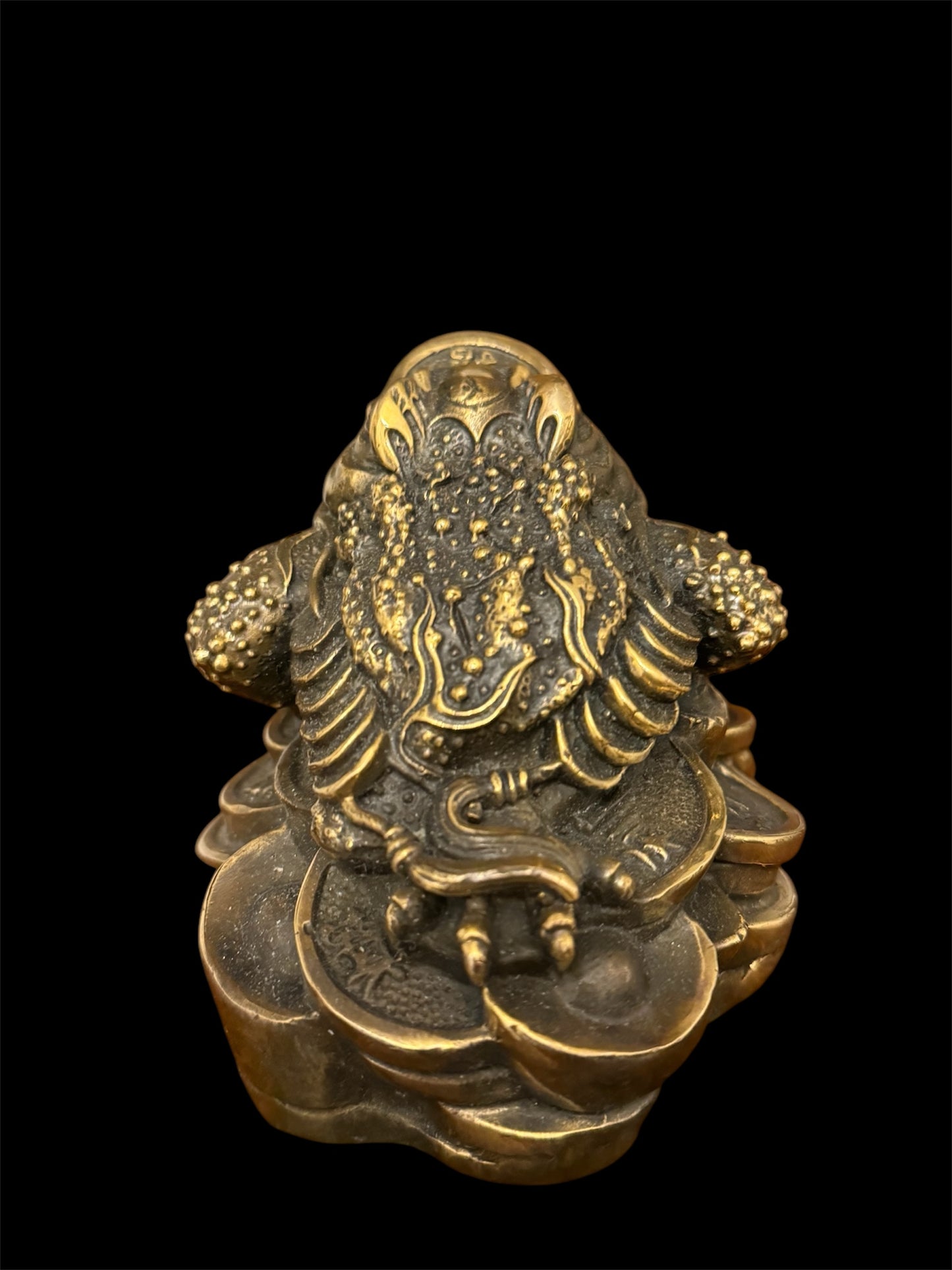 Golden Toad Feng Shui Wealth Enhancer – Three-Legged Money Toad